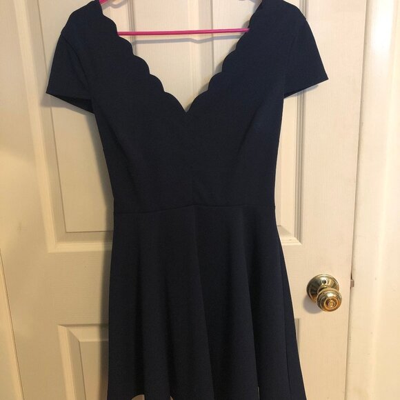 B Darlin Dresses & Skirts - Womens B Darlin Scalloped A-Line Dress Size 6